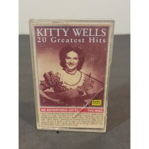 Kitty Wells 20 Greatest Hits Cassette 1995‎ TeeVee Records